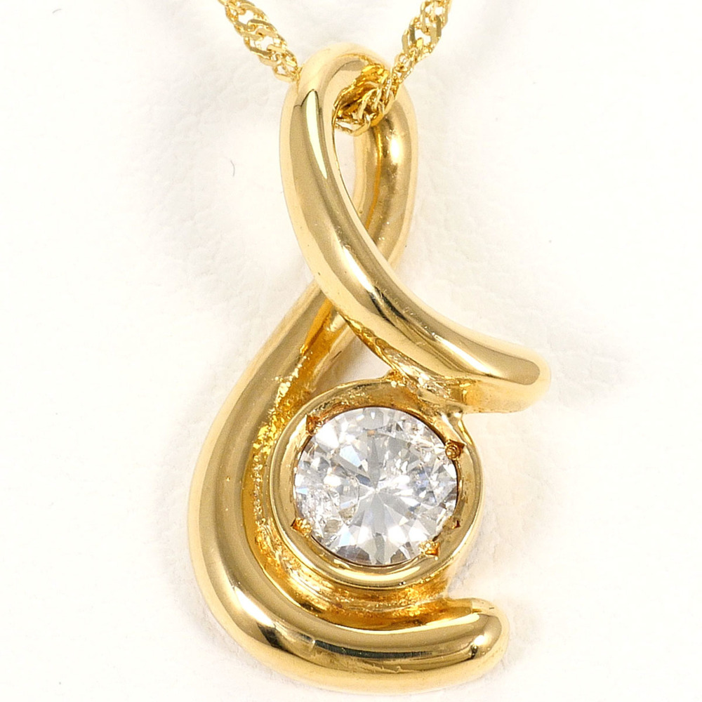 VINTAGE 18k Gold Diamond Necklace